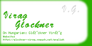 virag glockner business card